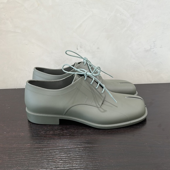 Maison Margiela Runway PVC Green Tabi Shoes! - Picture 2 of 5